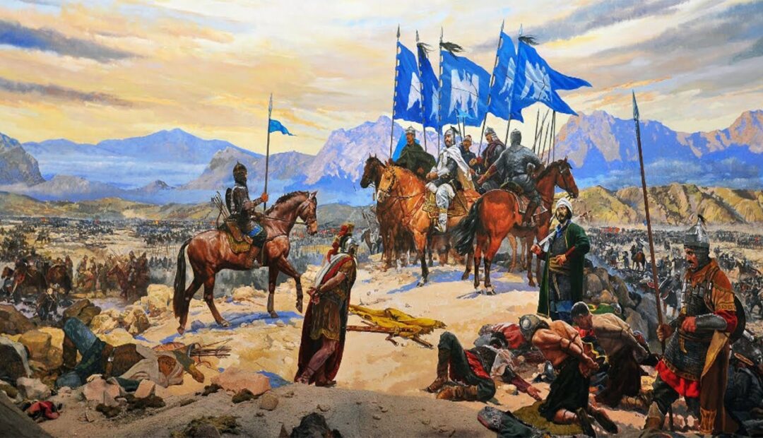 Η μάχη του Μαντζικέρτ μεταξύ της Βυζαντινής Αυτοκρατορίας και των Σελτζούκων